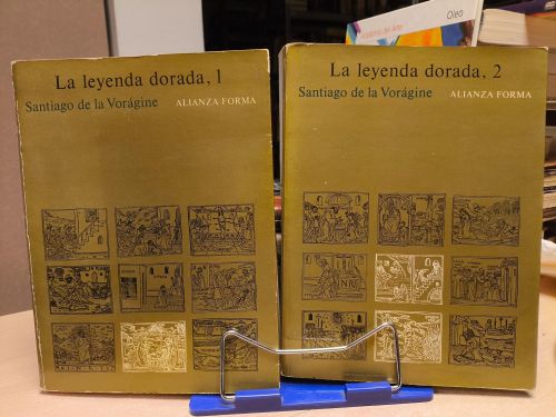Portada del libro de SANTIAGO DE LA VORÁGINE - LA LEYENDA DORADA 1 y 2 - COMPLETO - ALIANZA FORMA