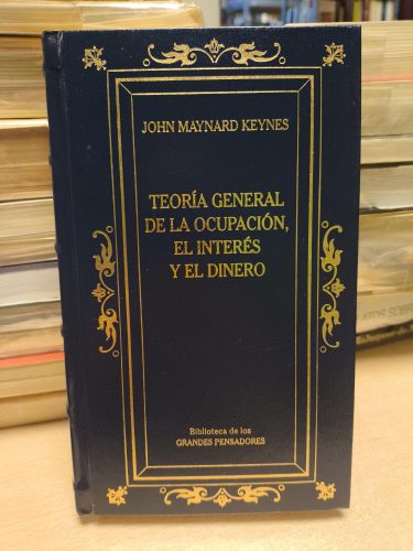 Portada del libro de Teoría general de la ocupación, el interés y el dinero
