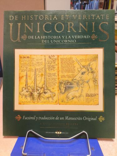 Portada del libro de DE HISTORIA ET VERITATE UNICORNIS - DE LA HISTORIA Y LA VERDAD DEL UNICORNIO