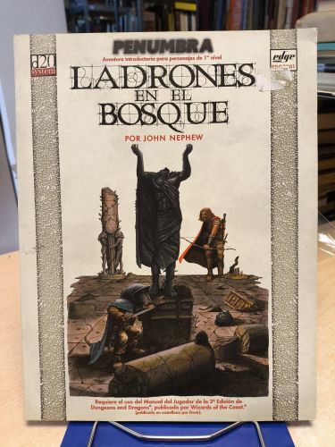 Portada del libro de DUNGEONS & DRAGONS - LADRONES EN EL BOSQUE - MODULO, AVENTURA, PARTIDA