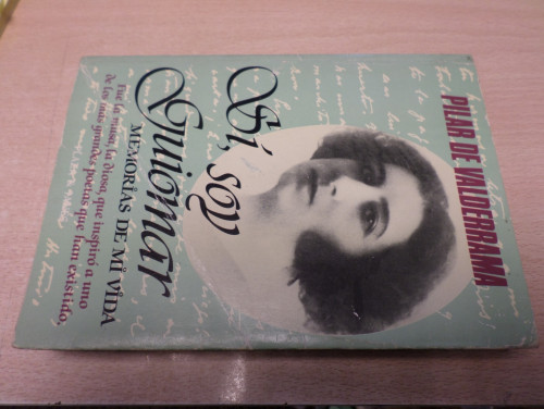 Portada del libro de SI, SOY GUIOMAR MEMORIAS DE MI VIDA - (ANTONIO MACHADO)- PILAR DE VALDERRAMA- PRIMERA EDICION