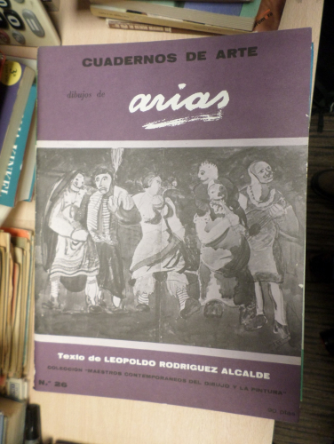 Portada del libro de MAESTROS CONTEMPORANEOS DEL DIBUJO Y LA PINTURA Nº 26 - Cuadernos de arte dibujos FRANCISCO ARIAS
