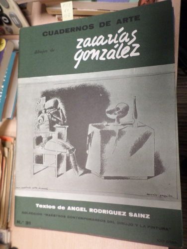 Portada del libro de MAESTROS CONTEMPORANEOS DEL DIBUJO Y LA PINTURA Nº 31 - Cuadernos de arte dibujos ZACARIAS GONZALEZ