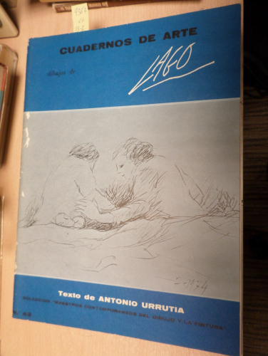 Portada del libro de MAESTROS CONTEMPORANEOS DEL DIBUJO Y LA PINTURA Nº 43 - Cuadernos de arte dibujos ANTONIO LAGO