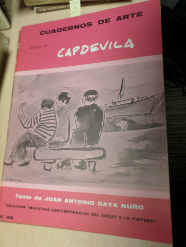 Portada del libro de MAESTROS CONTEMPORANEOS DEL DIBUJO Y LA PINTURA Nº 46 - Cuadernos de arte dibujos MANUEL CAPDEVILA
