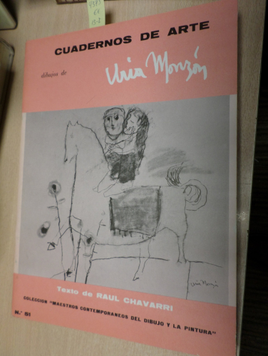 Portada del libro de MAESTROS CONTEMPORANEOS DEL DIBUJO Y LA PINTURA Nº 51 - Cuadernos de arte dibujos URIA MONZON