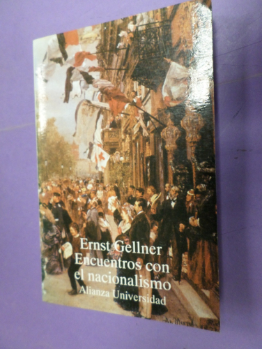 Portada del libro de ENCUENTROS CON EL NACIONALISMO - ALIANZA UNIVERSIDAD 1995