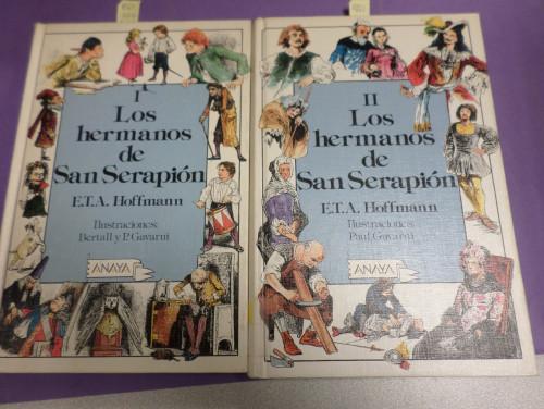 Portada del libro de COLECCIÓN LAURIN  - ANAYA- LOS HERMANOS DE SAN SERAPION (I Y II) COMPLETO  - PRIMERA EDICION 1988