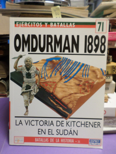 Portada del libro de EJERCITOS Y BATALLAS 71 - OSPREY MILITARY - BATALLAS DE LA HISTORIA 35 - OMDURMAN 1898