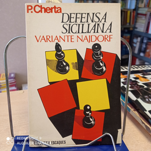 Portada del libro de DEFENSA SICILIANA ,VARIANTE NAJDORF