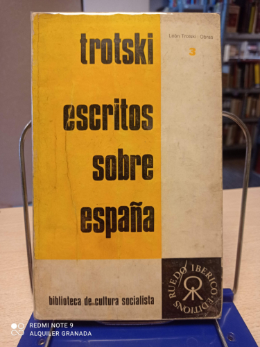 Portada del libro de ESCRITOS SOBRE ESPAÑA - TROTSKI - RUEDO IBERICO 1971