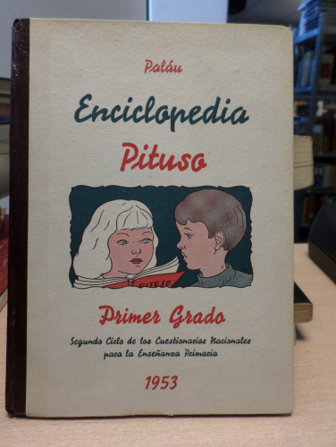 Portada del libro de ENCICLOPEDIA PITUSO - PRIMER GRADO -  PALAU 1953