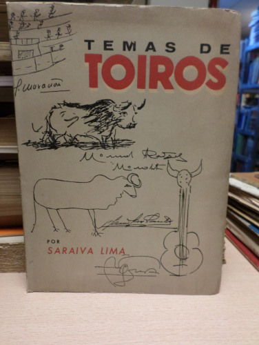 Portada del libro de TEMAS DE TOIROS  - SARAIVA LIMA- PORTUGUES - EMPRESA NACIONAL DE PUBLICIDADE