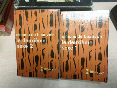 Portada del libro de LE DEUXIEME SEXE ( 2VOL.) - SIMONE DE BEAUVOIR - francés - GALLIMARD 1968