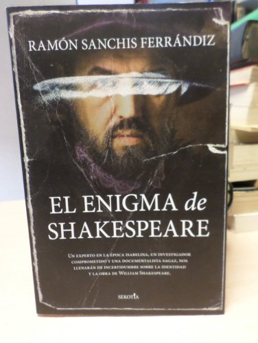 Portada del libro de EL ENIGMA DE SHAKESPEARE - RAMON SANCHIS FERRANDIZ - SEKOTIA 2023