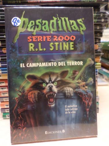 Portada del libro de PESADILLAS SERIE 2000. 8 - PESADILLAS EL CAMPAMENTO DEL TERROR - R.L. STINE - EDICIONES B