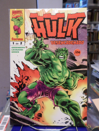 Portada del libro de HULK DESENCADENADO - COMPLETO FORUM 1999 - GREENBERG / LEONARDI