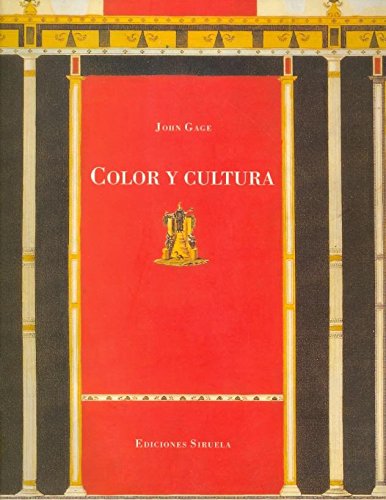 Portada del libro de Color y cultura Siruela -Gage, John