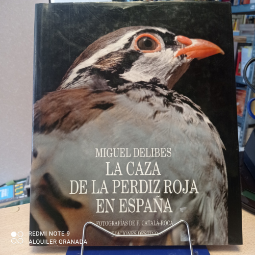 Portada del libro de LA CAZA DE LA PERDIZ ROJA EN ESPAÑA. FOTOS CATALÀ-ROCA