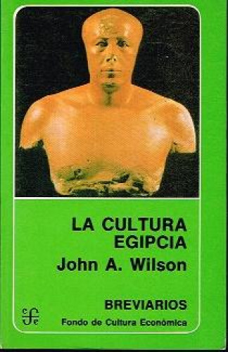 Portada del libro de La Cultura Egipcia. BREVIARIOS 