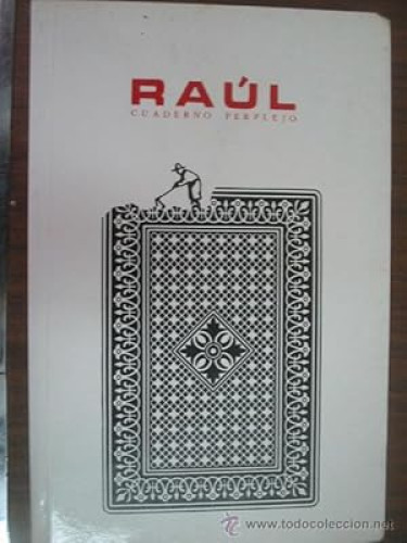 Portada del libro de RAÚL . CUADERNO PERPLEJO