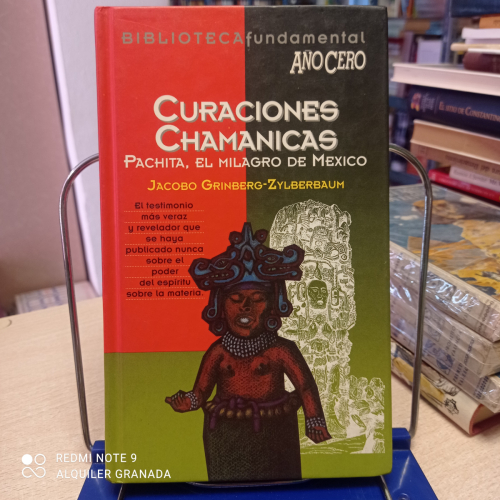 Portada del libro de CURACIONES CHAMANICAS PACHITA EL MILAGRO DE MEXICO - 
 AÑO CERO 1994