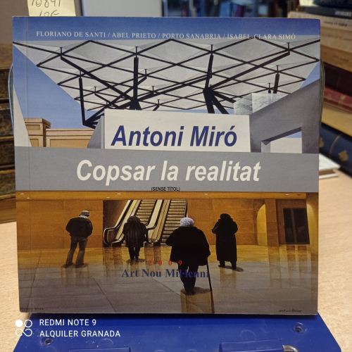 Portada del libro de Antoni Miró COPSAR LA REALITAT