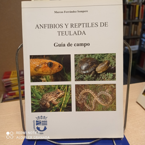 Portada del libro de ANFIBIOS Y REPTILES DE TEULADA GUIA DE CAMPO