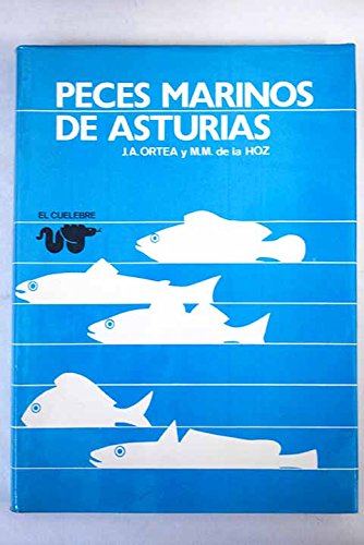 Portada del libro de Peces marinos de Asturias (El Cuelebre) 