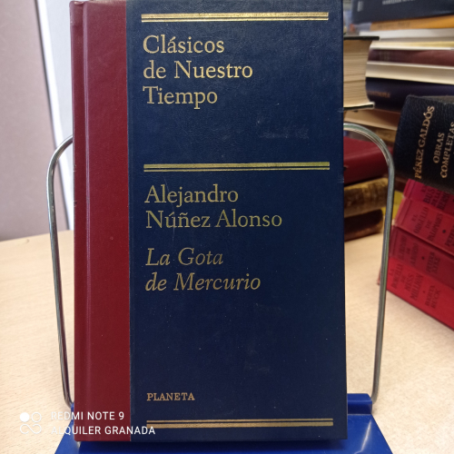 Portada del libro de LA GOTA DE MERCURIO