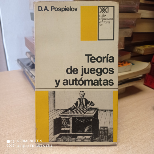 Portada del libro de TEORIA DE JUEGOS Y AUTOMATAS