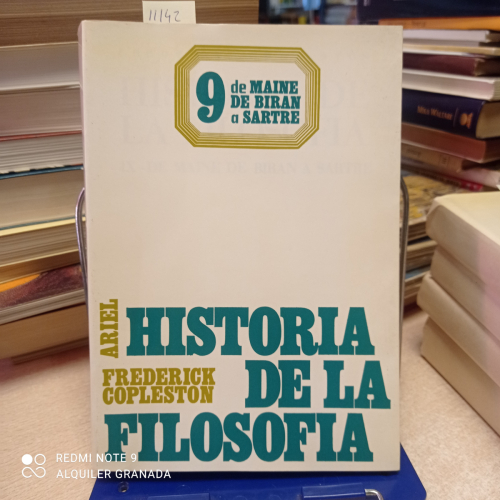 Portada del libro de FREDERICK COPLESTON Historia de la Filosofia 9 De Maine De Biran A Sartre