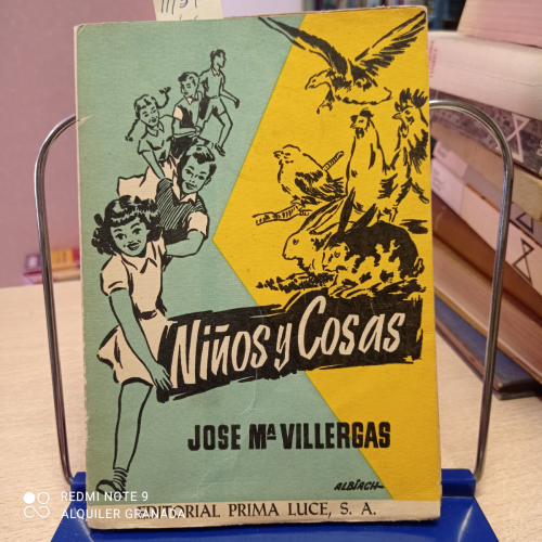 Portada del libro de NIÑOS Y COSAS - PRIMA LUCE 1959