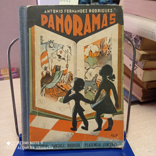 Portada del libro de PANORAMAS tercer libro de lectura - SANCHEZ RODRIGO 1961