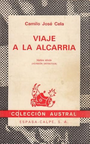 Portada del libro de . LAS BOTAS DE SIETE LEGUAS. VIAJE A LA ALCARRIA - AUSTRAL