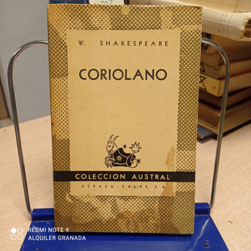 Portada del libro de CORIOLANO  - AUSTRAL