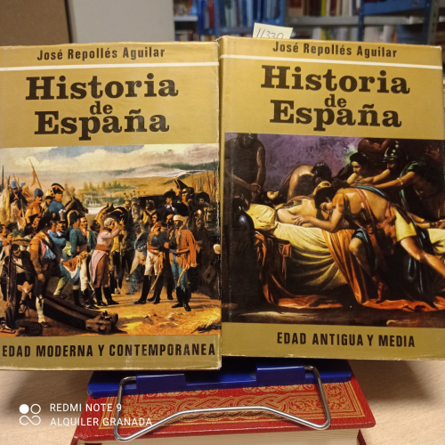 Portada del libro de HISTORIA de ESPAÑA 2 Tomos 