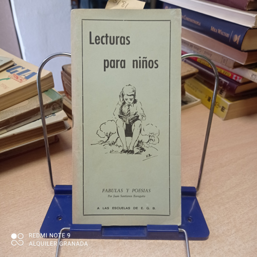 Portada del libro de LECTURAS PARA NIÑOS; FABULAS Y POESIAS, A LAS ESCUELAS DE E.G.B.