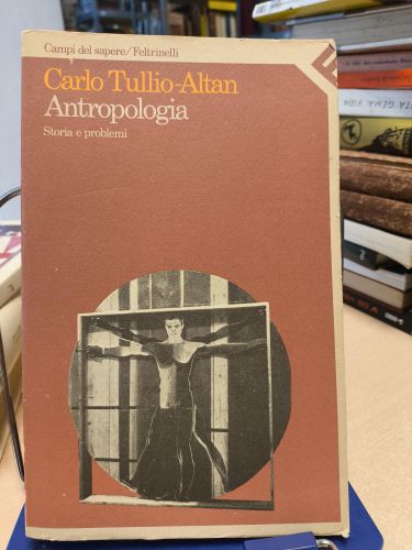 Portada del libro de ANTROPOLOGIA. STORIA E PROBLEMI