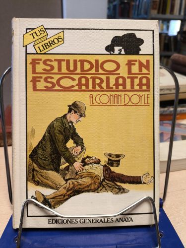 Portada del libro de ESTUDIO EN ESCARLATA - TUS LIBROS ANAYA - CONAN DOYLE