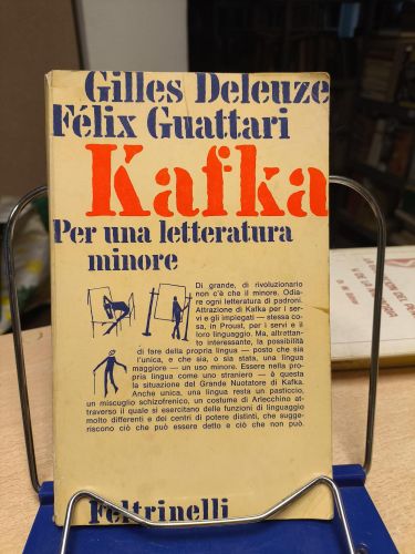 Portada del libro de KAFKA PER UNA LETTERATURA MINORE