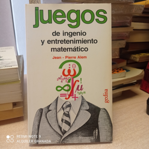 Portada del libro de JUEGOS, DE INGENIO Y ENTRETENIMIENTO MATEMATICO